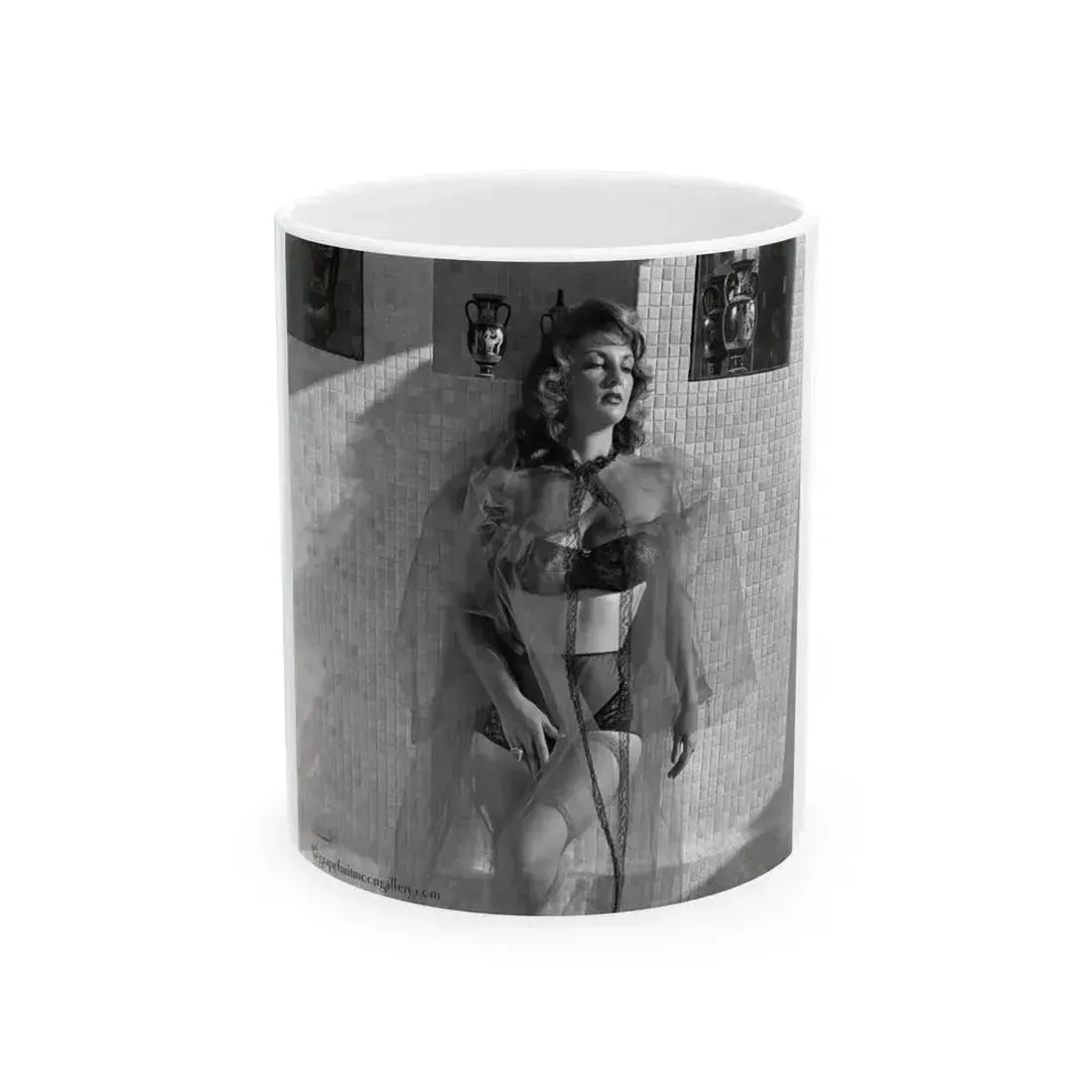 Allison Hayes #237 (Vintage Female Icon) White Coffee Mug 11oz - Go Mug Yourself