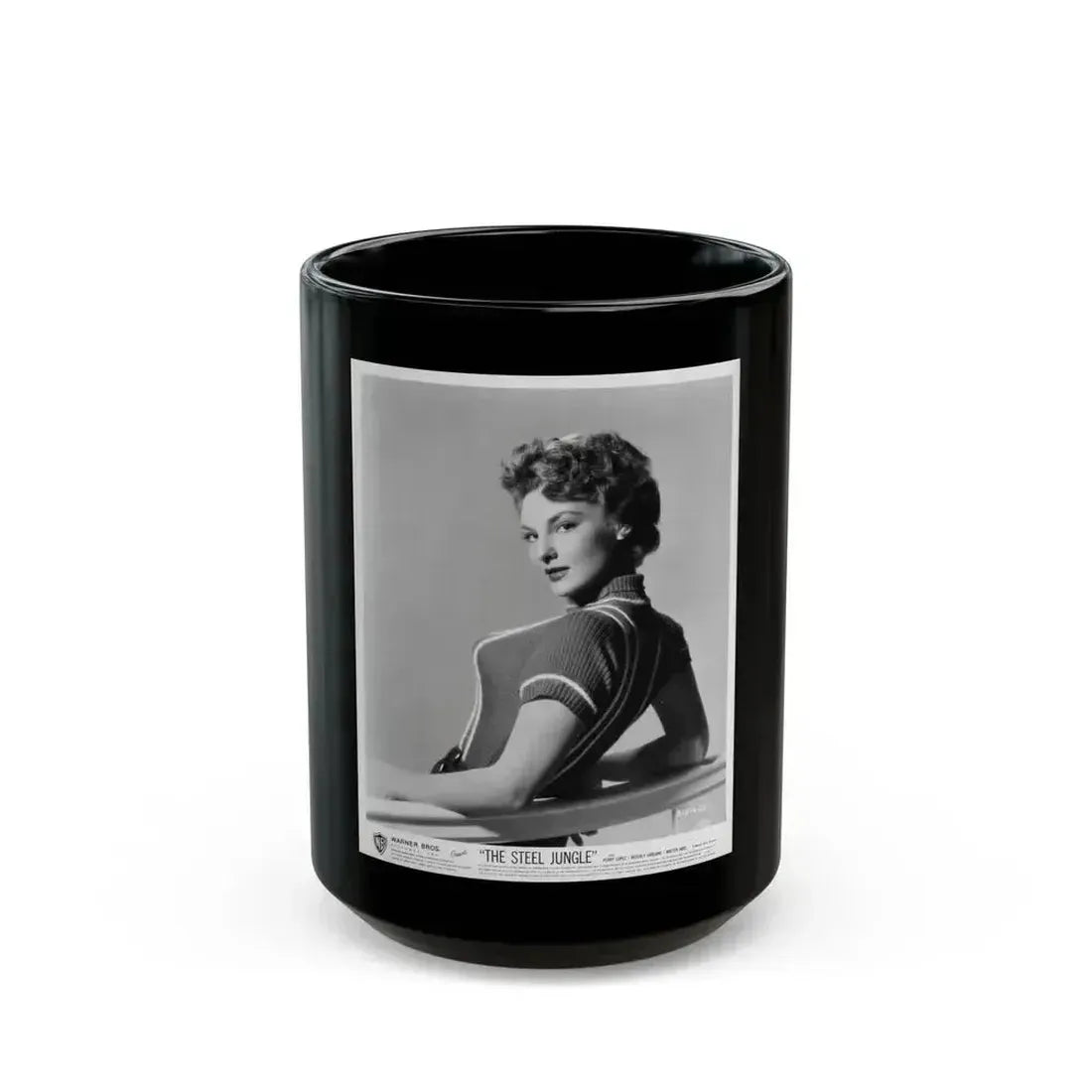 Allison Hayes #26 (Vintage Female Icon) Black Coffee Mug 15oz - Go Mug Yourself