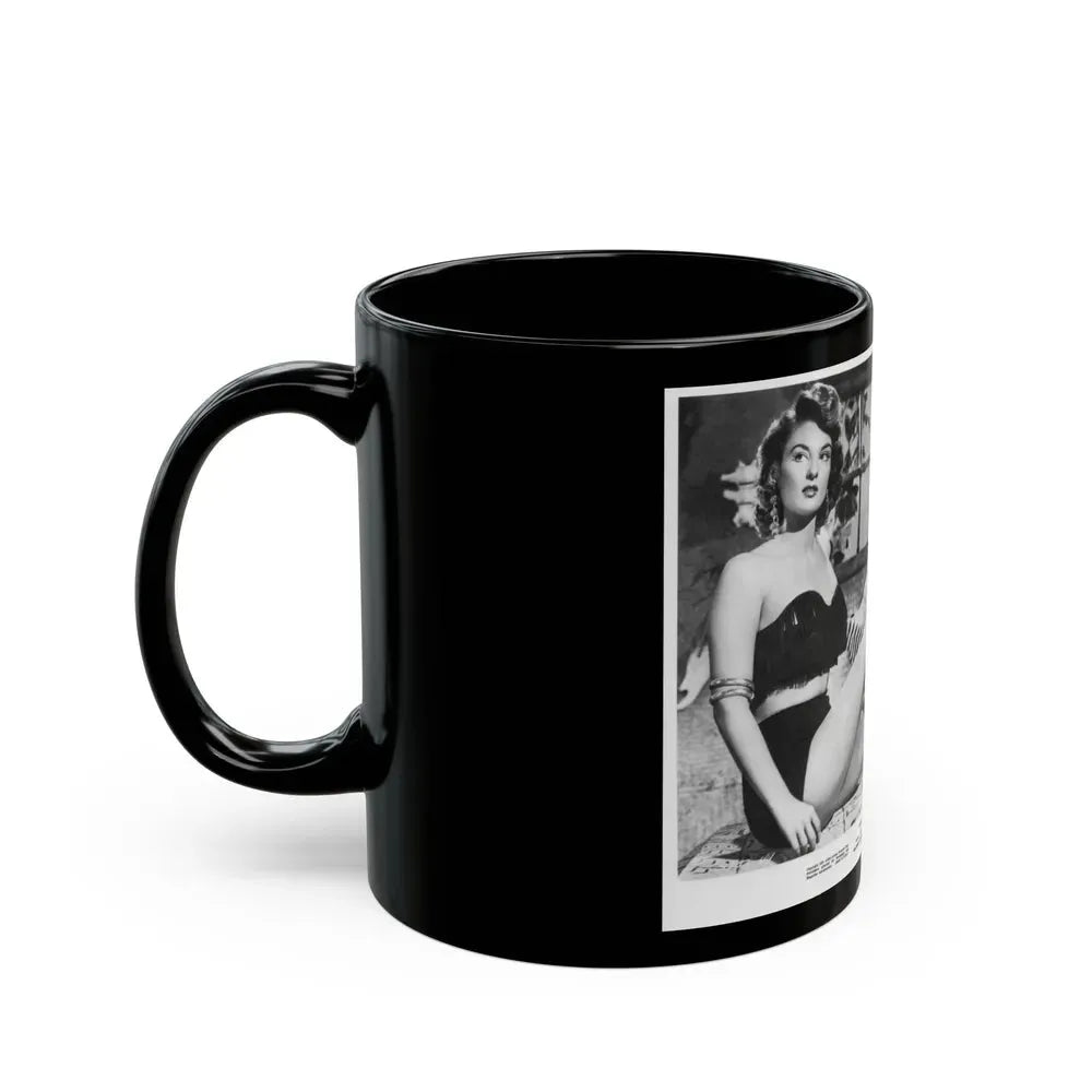 Allison Hayes #31 - Full Body B&W 8x10 HQ Photo Re-Print for ''The Disembodied' '57 Cheesecake Pin-Up Promo Pic (Vintage Female Icon) Black Coffee Mug - Go Mug Yourself