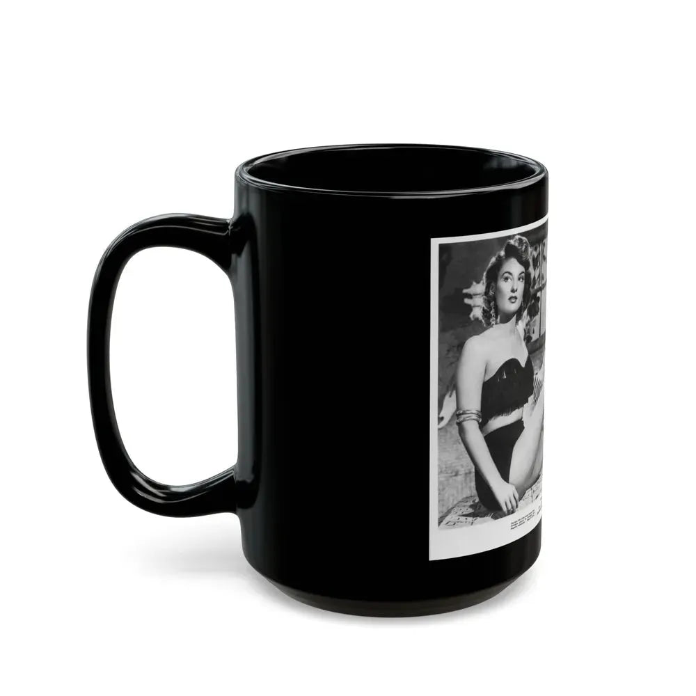 Allison Hayes #31 - Full Body B&W 8x10 HQ Photo Re-Print for ''The Disembodied' '57 Cheesecake Pin-Up Promo Pic (Vintage Female Icon) Black Coffee Mug - Go Mug Yourself