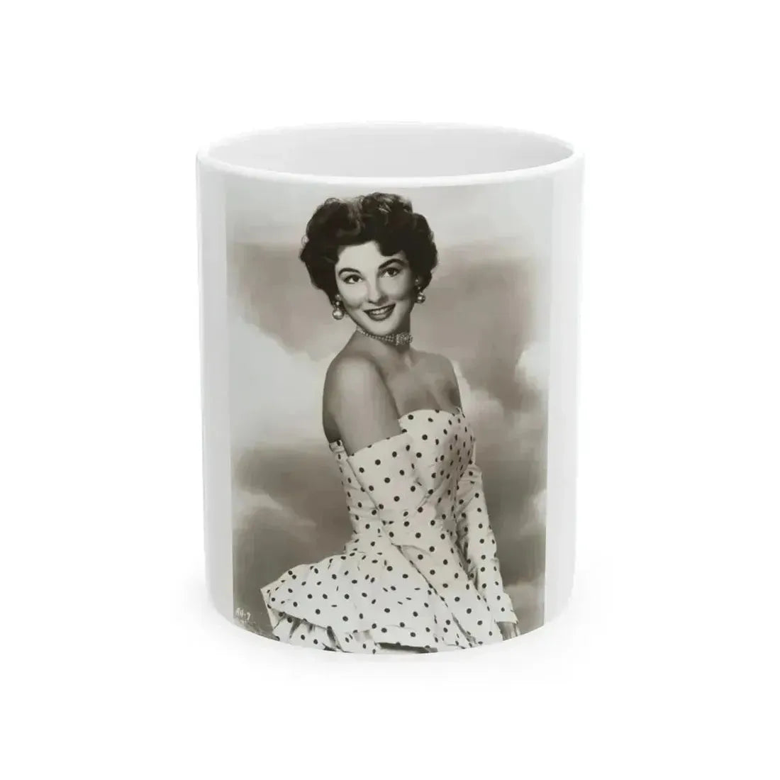 Allison Hayes #48 (Vintage Female Icon) White Coffee Mug 11oz - Go Mug Yourself