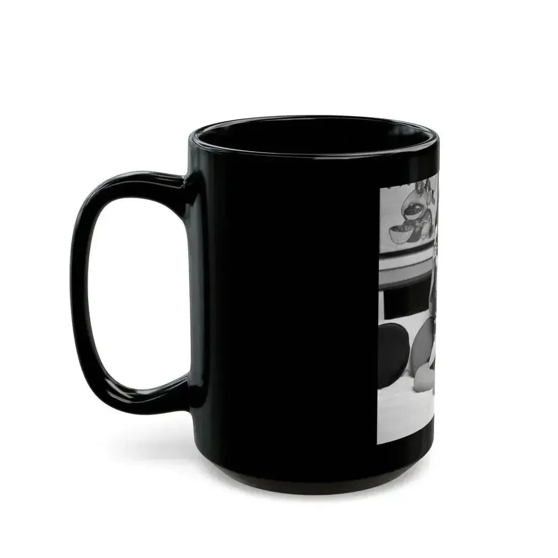Allison Hayes #75 (Vintage Female Icon) Black Coffee Mug - Go Mug Yourself