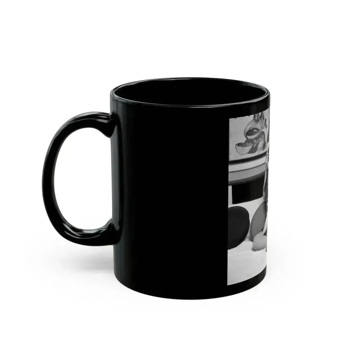 Allison Hayes #75 (Vintage Female Icon) Black Coffee Mug - Go Mug Yourself