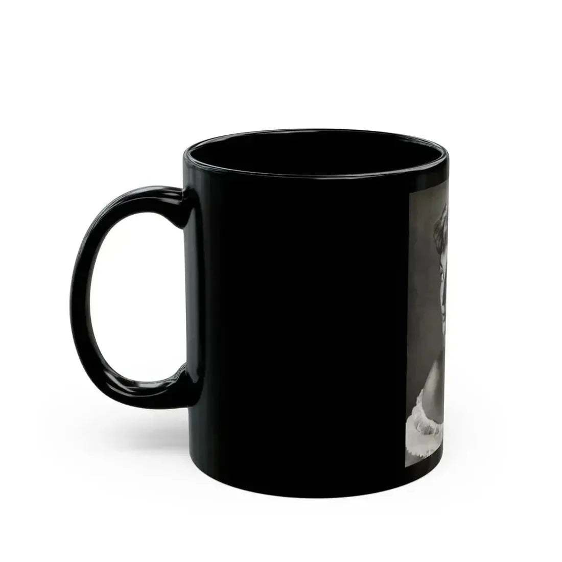 Allison Hayes #89 (Vintage Female Icon) Black Coffee Mug - Go Mug Yourself