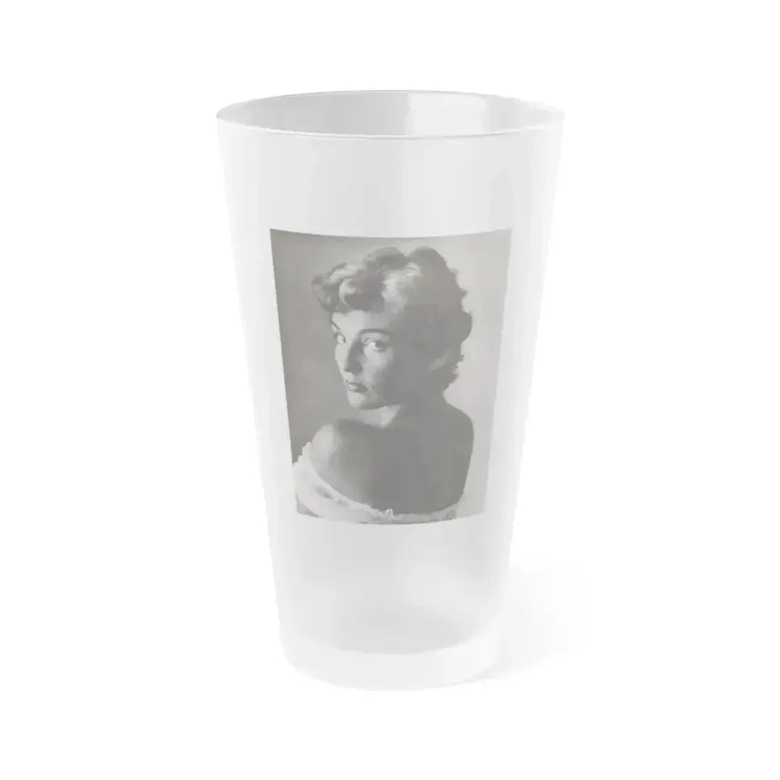 Allison Hayes #89 (Vintage Female Icon) Frosted Pint Glass 16oz 16oz Frosted - Go Mug Yourself