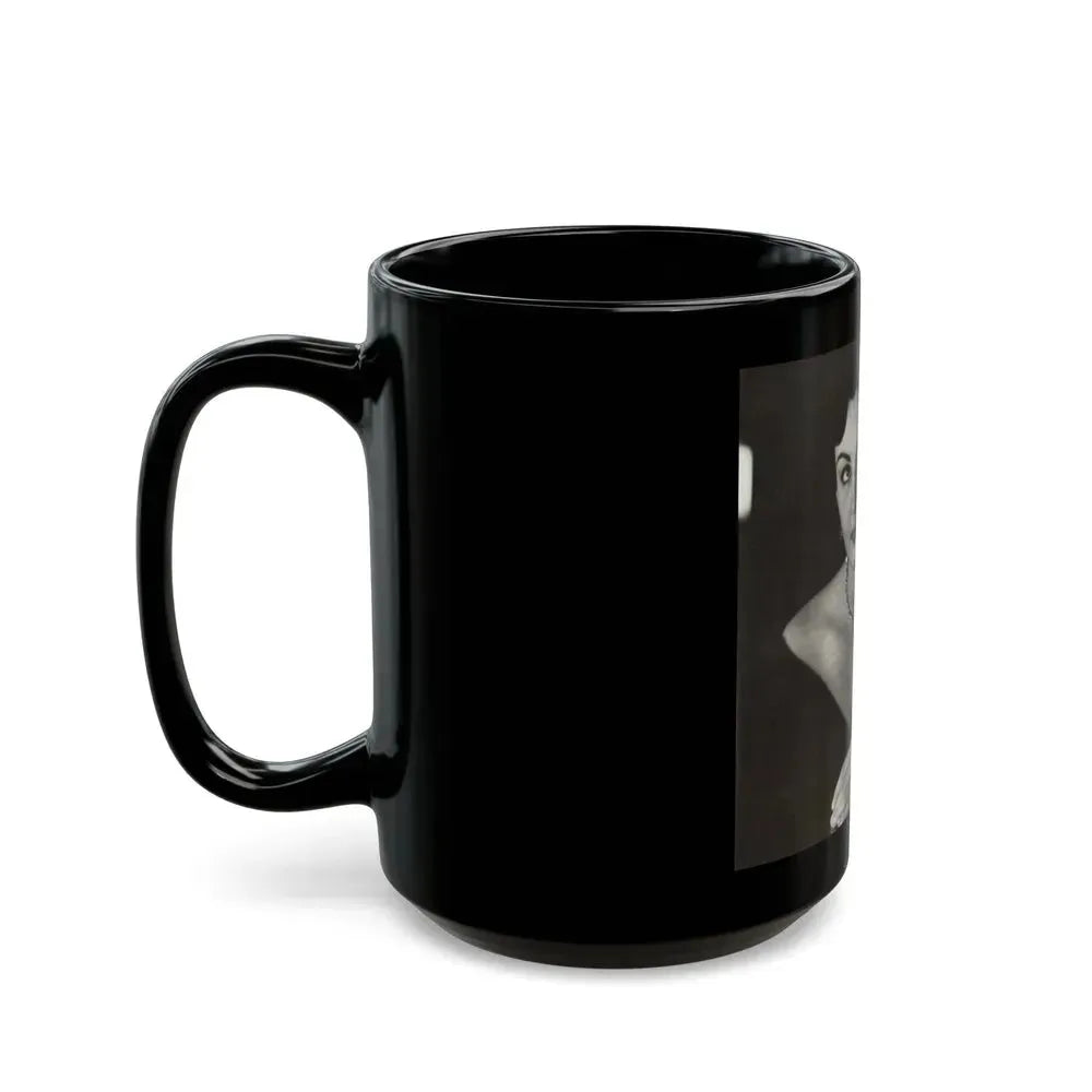 Allison Hayes #95 (Vintage Female Icon) Black Coffee Mug - Go Mug Yourself