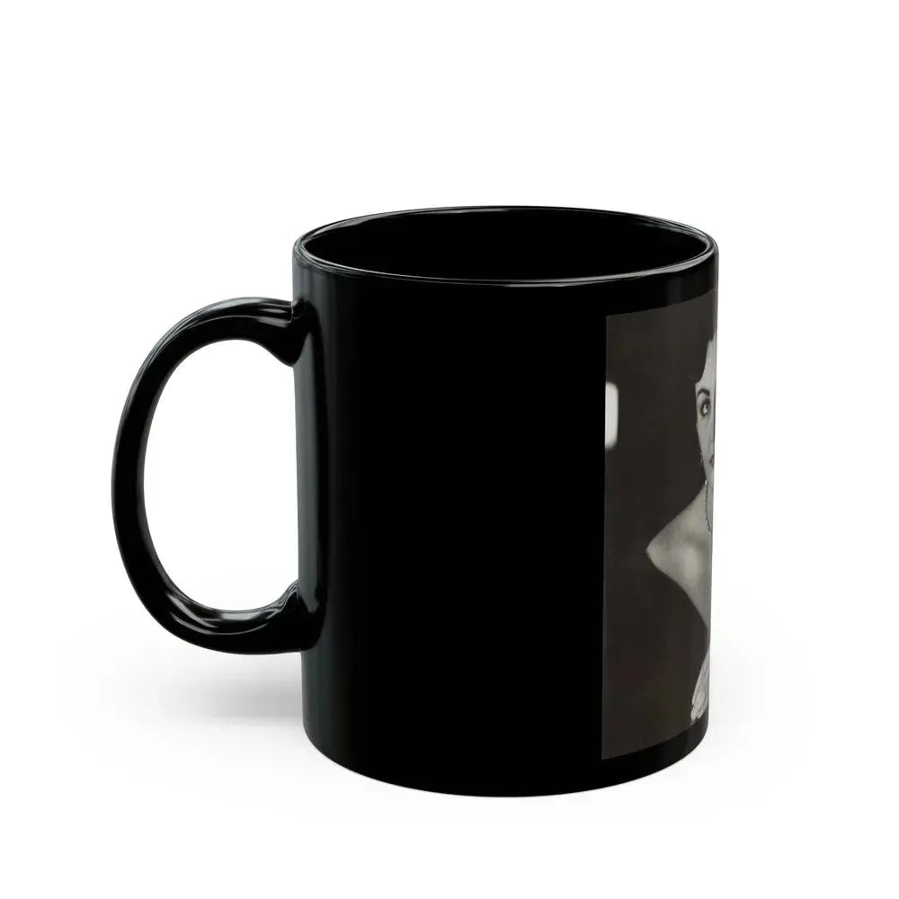 Allison Hayes #95 (Vintage Female Icon) Black Coffee Mug - Go Mug Yourself
