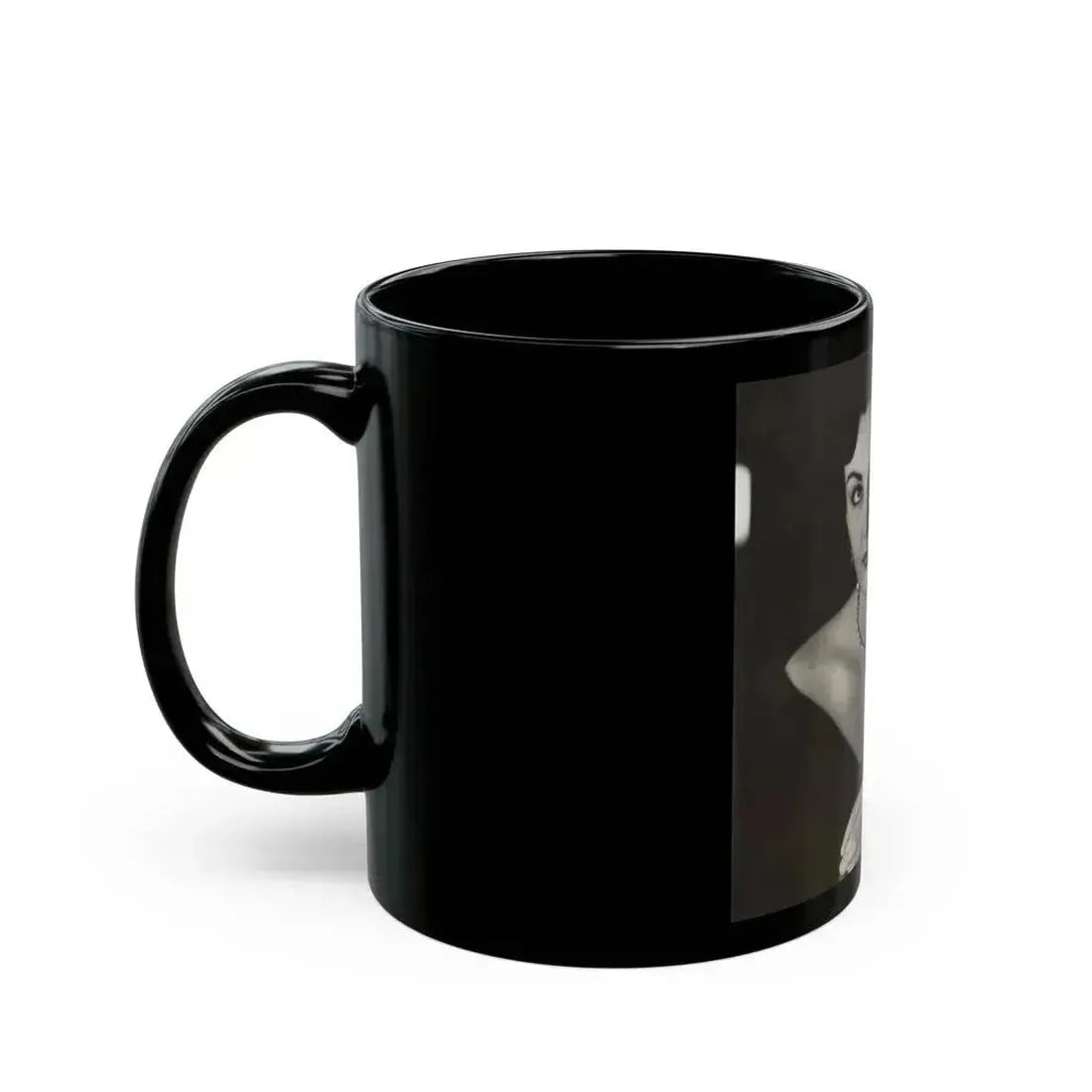 Allison Hayes #95 (Vintage Female Icon) Black Coffee Mug - Go Mug Yourself