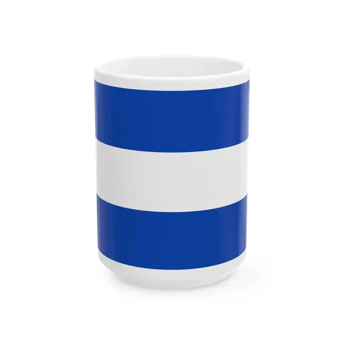 Almelo vlag (Netherlands) White Coffee Mug 15oz - Go Mug Yourself