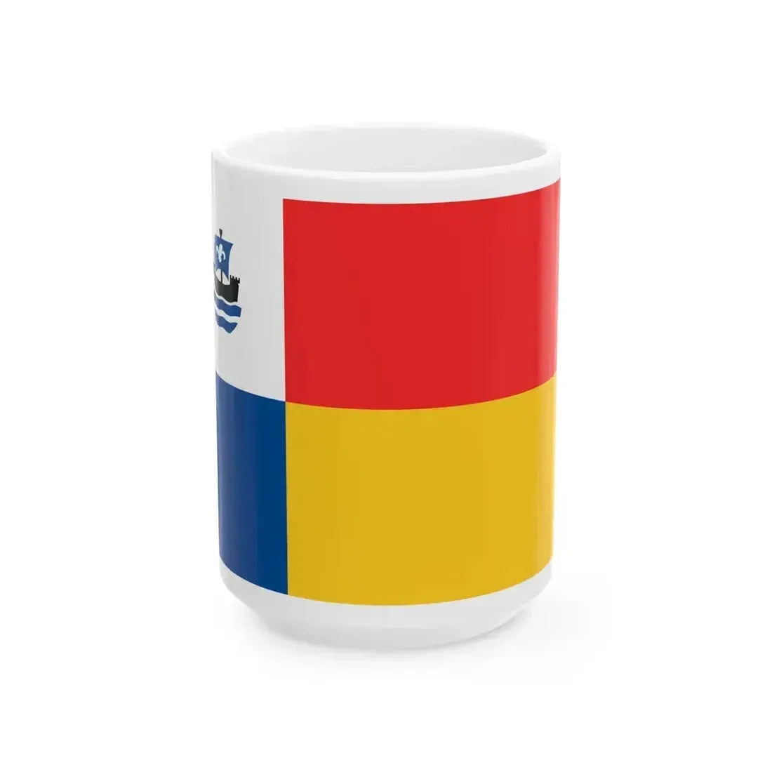 Almere vlag (Netherlands) White Coffee Mug 15oz - Go Mug Yourself