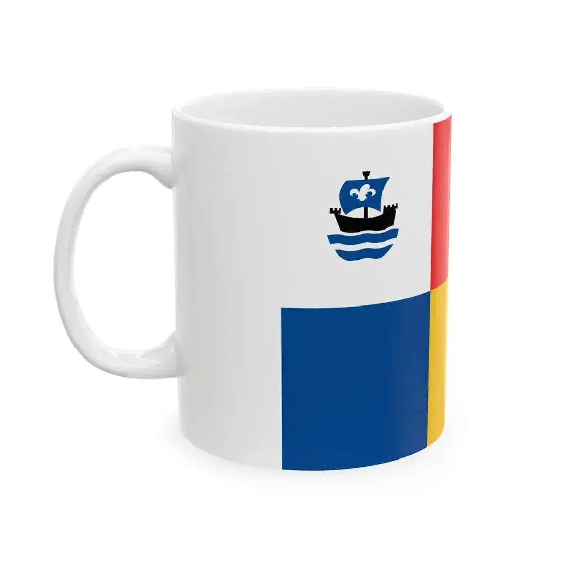 Almere vlag (Netherlands) White Coffee Mug - Go Mug Yourself