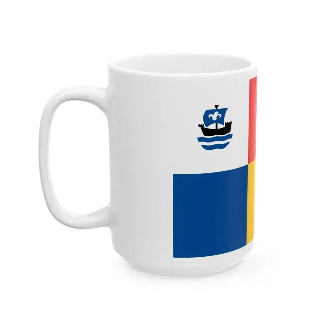 Almere vlag (Netherlands) White Coffee Mug - Go Mug Yourself
