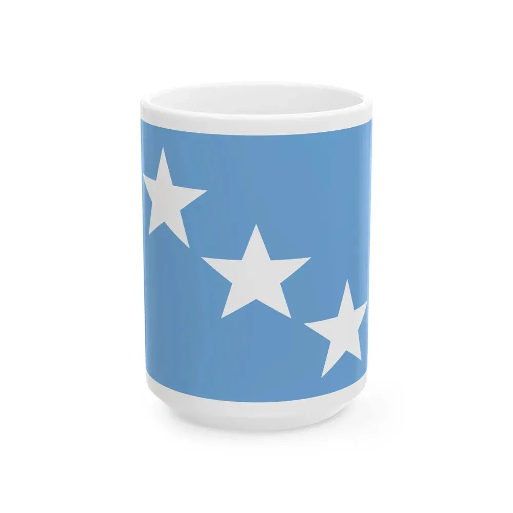 Almirante armada Argentina bandera (Argentina) White Coffee Mug 15oz - Go Mug Yourself