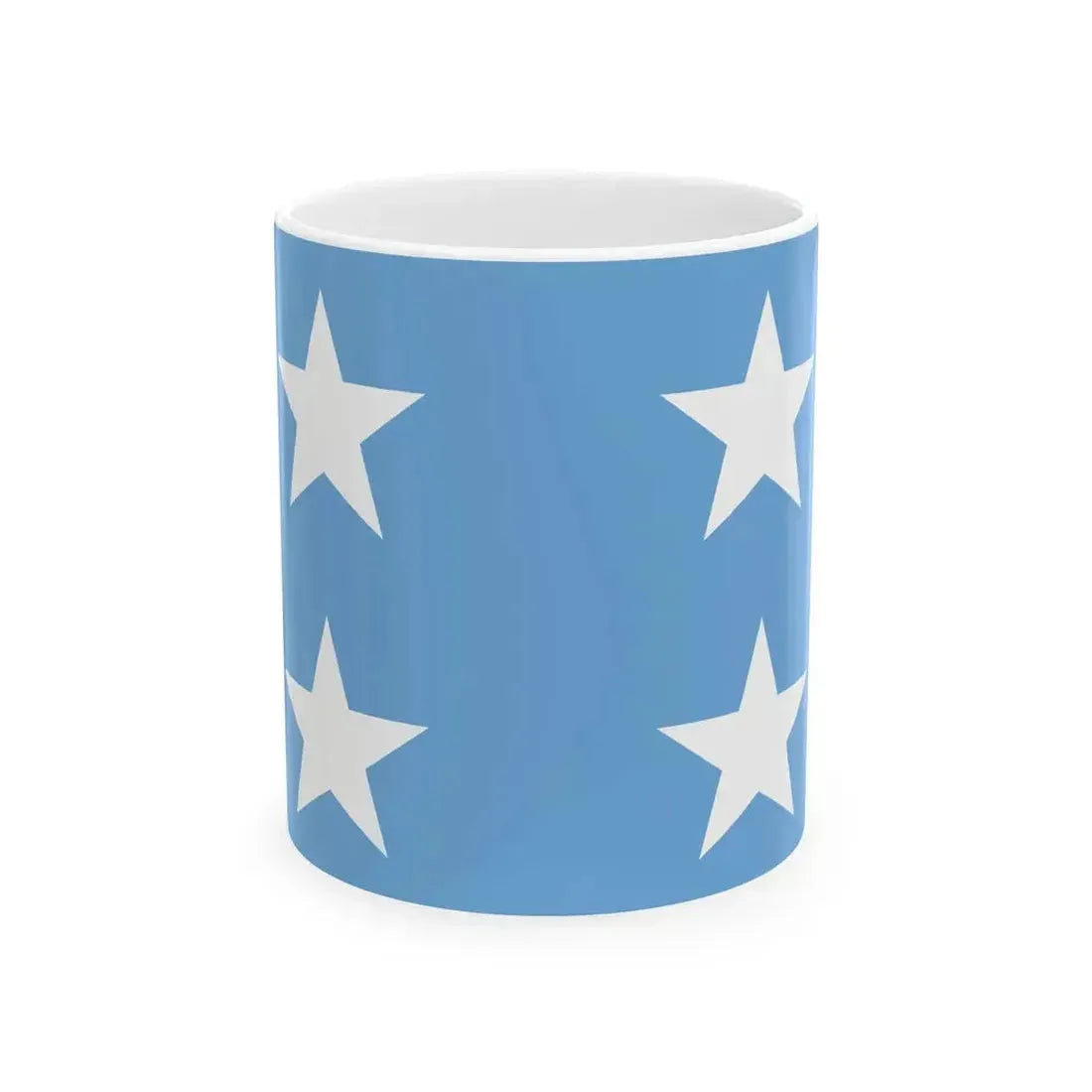 Almirante de la armada Argentina bandera (Argentina) White Coffee Mug 11oz - Go Mug Yourself