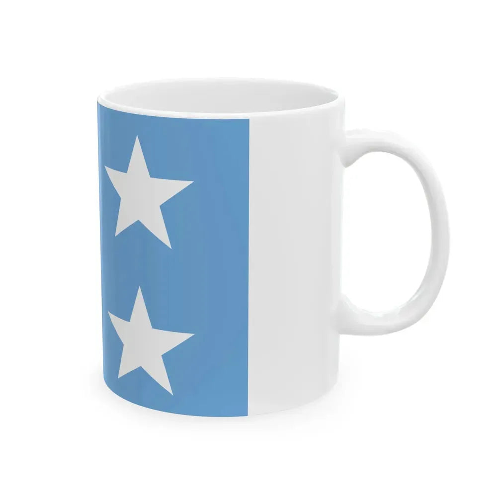 Almirante de la armada Argentina bandera (Argentina) White Coffee Mug - Go Mug Yourself
