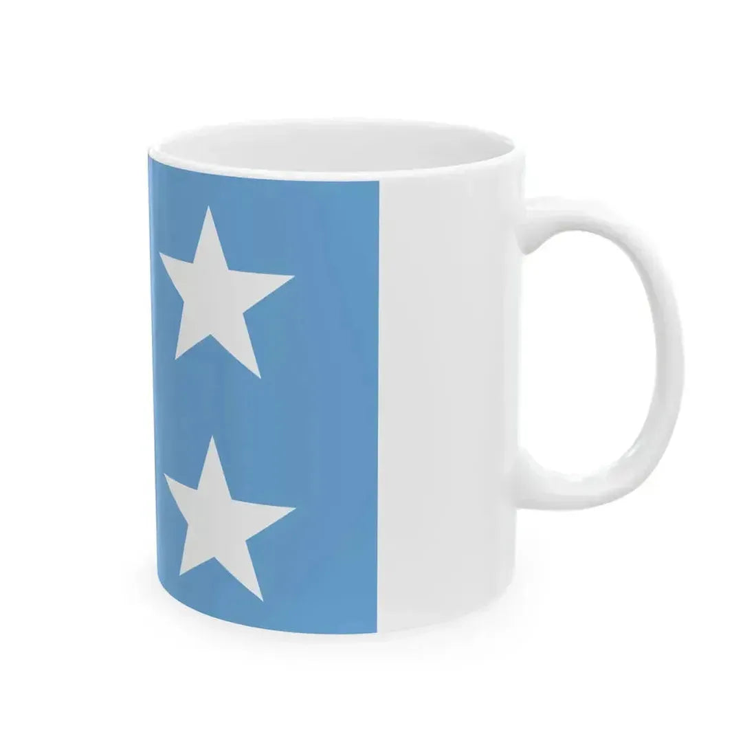 Almirante de la armada Argentina bandera (Argentina) White Coffee Mug - Go Mug Yourself