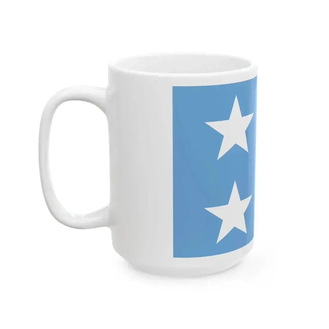 Almirante de la armada Argentina bandera (Argentina) White Coffee Mug - Go Mug Yourself