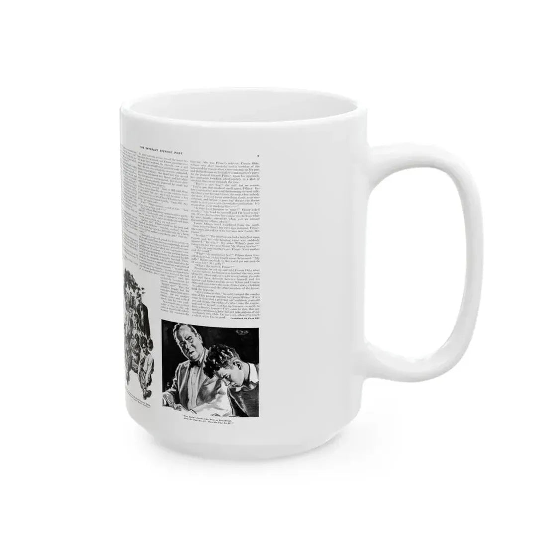 Almost a What!, Saturday Evening Post, June 26, 1937 - White Coffee Mug - Go Mug Yourself