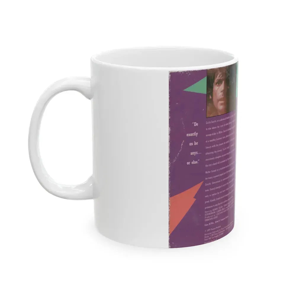 ALMOST HUMAN (VHS COVER) - White Coffee Mug - Go Mug Yourself