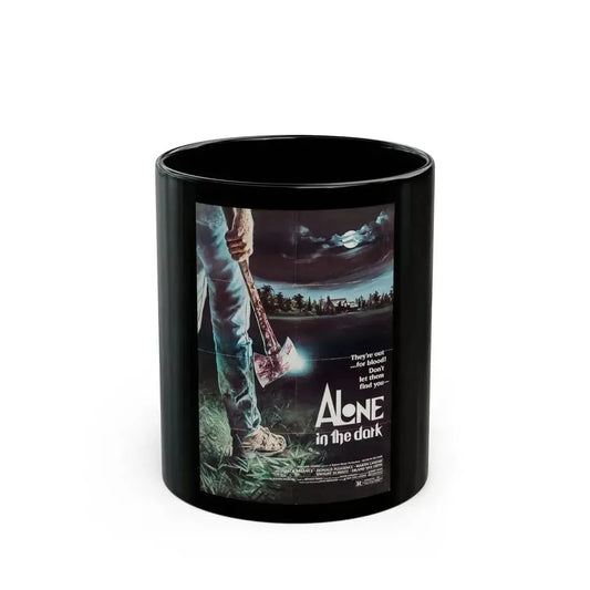 ALONE IN THE DARK 1982 Movie Poster - Black Coffee Mug 11oz - Go Mug Yourself