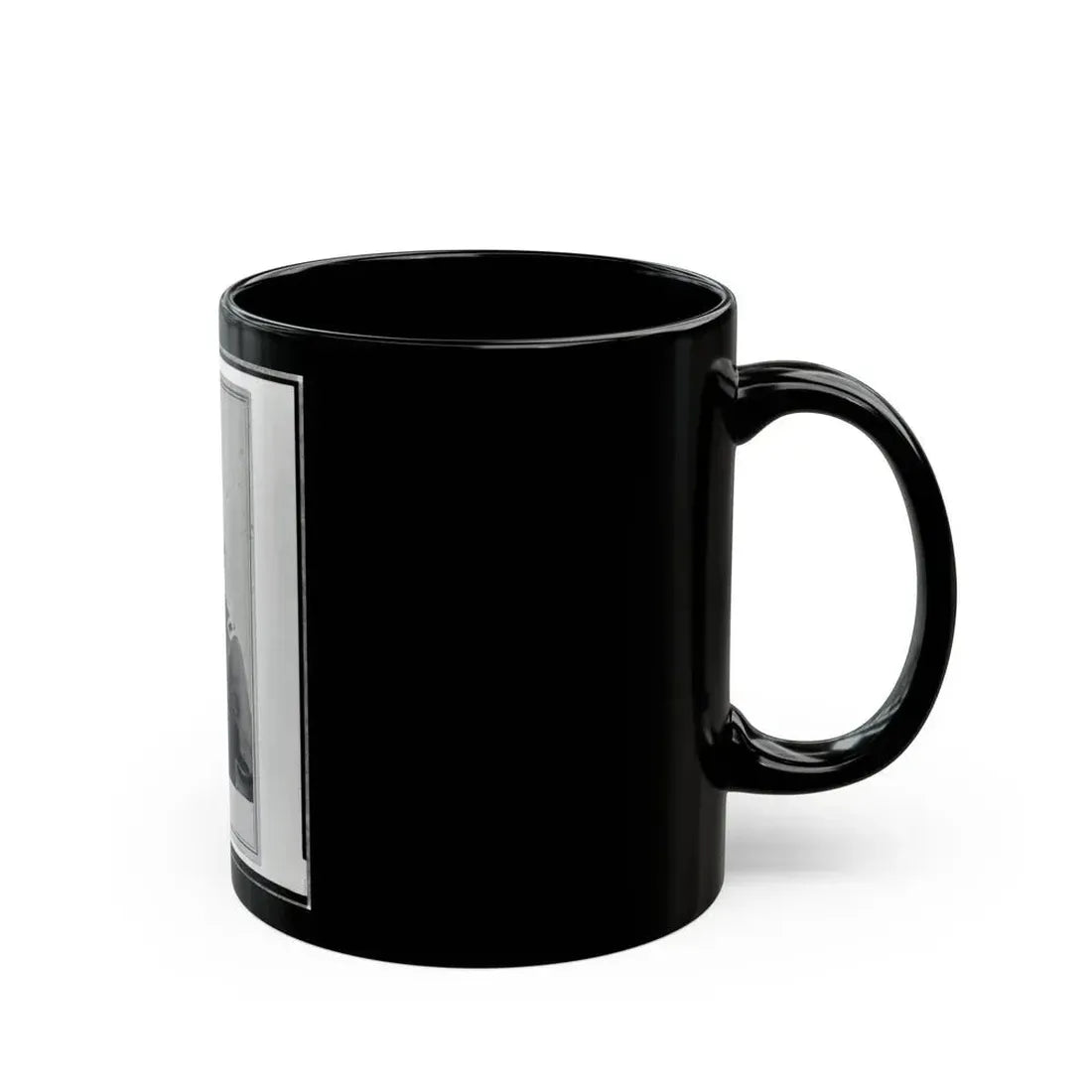 Alpheus S. Williams, Union Officer, Half-Length Portrait, Seated, Facing Left, With Small Star Medallion On Uniform (U.S. Civil War) Black Coffee Mug - Go Mug Yourself