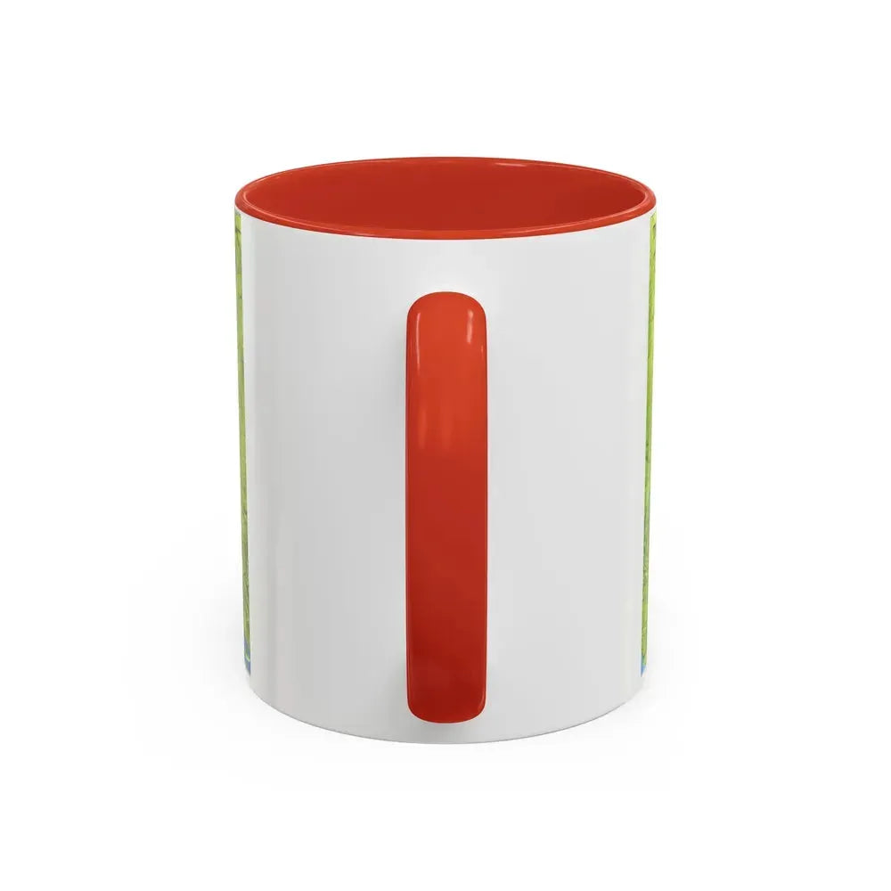 Alps, The (1985) (Map) Accent Coffee Mug - Go Mug Yourself