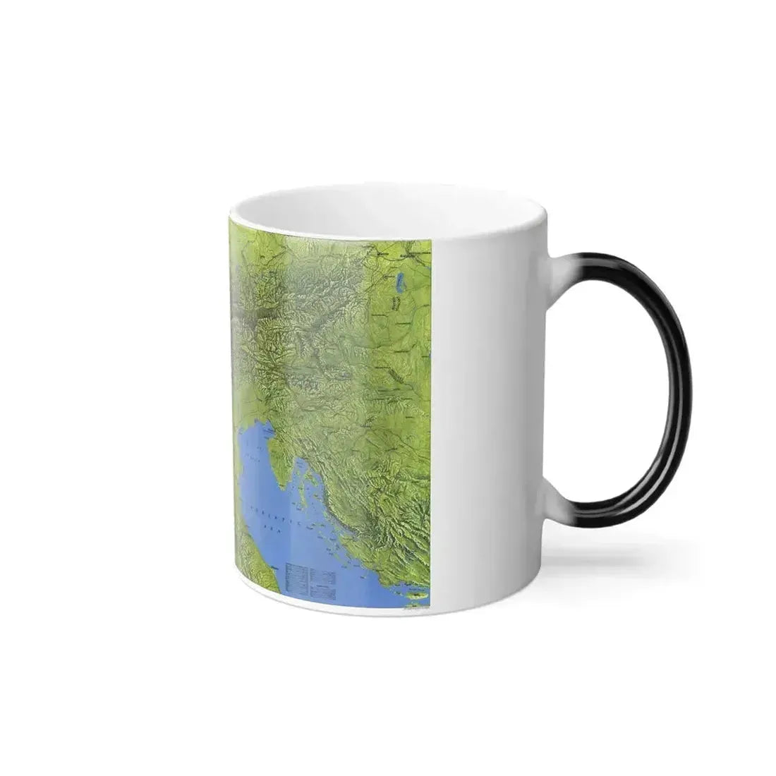 Alps, The (1985) (Map) Color Changing Mug 11oz - Go Mug Yourself
