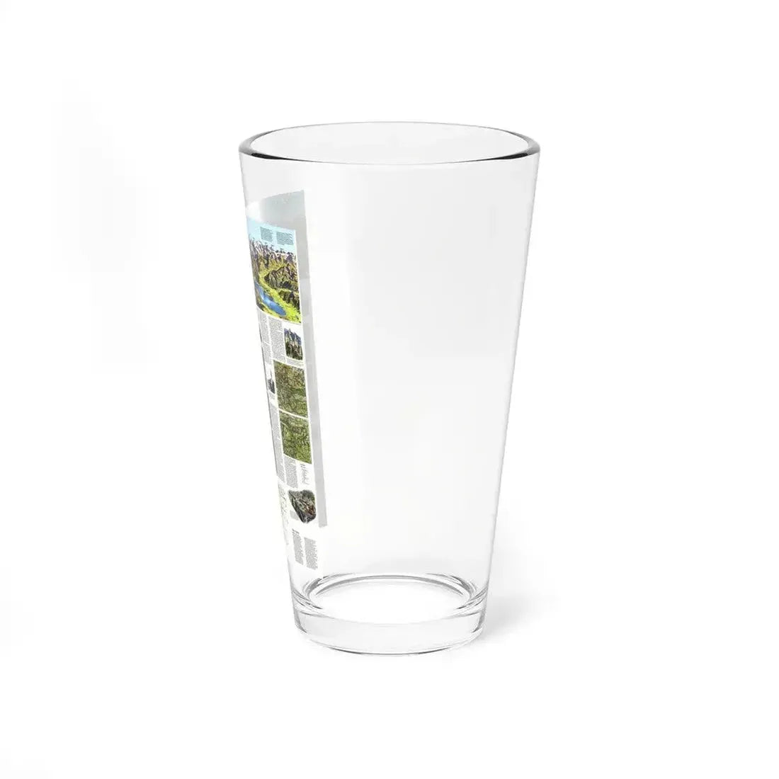 Alps, The - A Traveller's Map (1985) (Map) Pint Glass 16oz - Go Mug Yourself