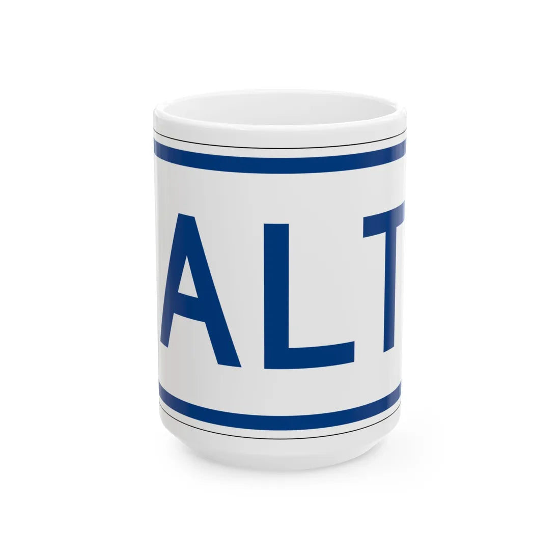 Alt plate South Carolina (South Carolina) (Road Sign) White Coffee Mug 15oz - Go Mug Yourself