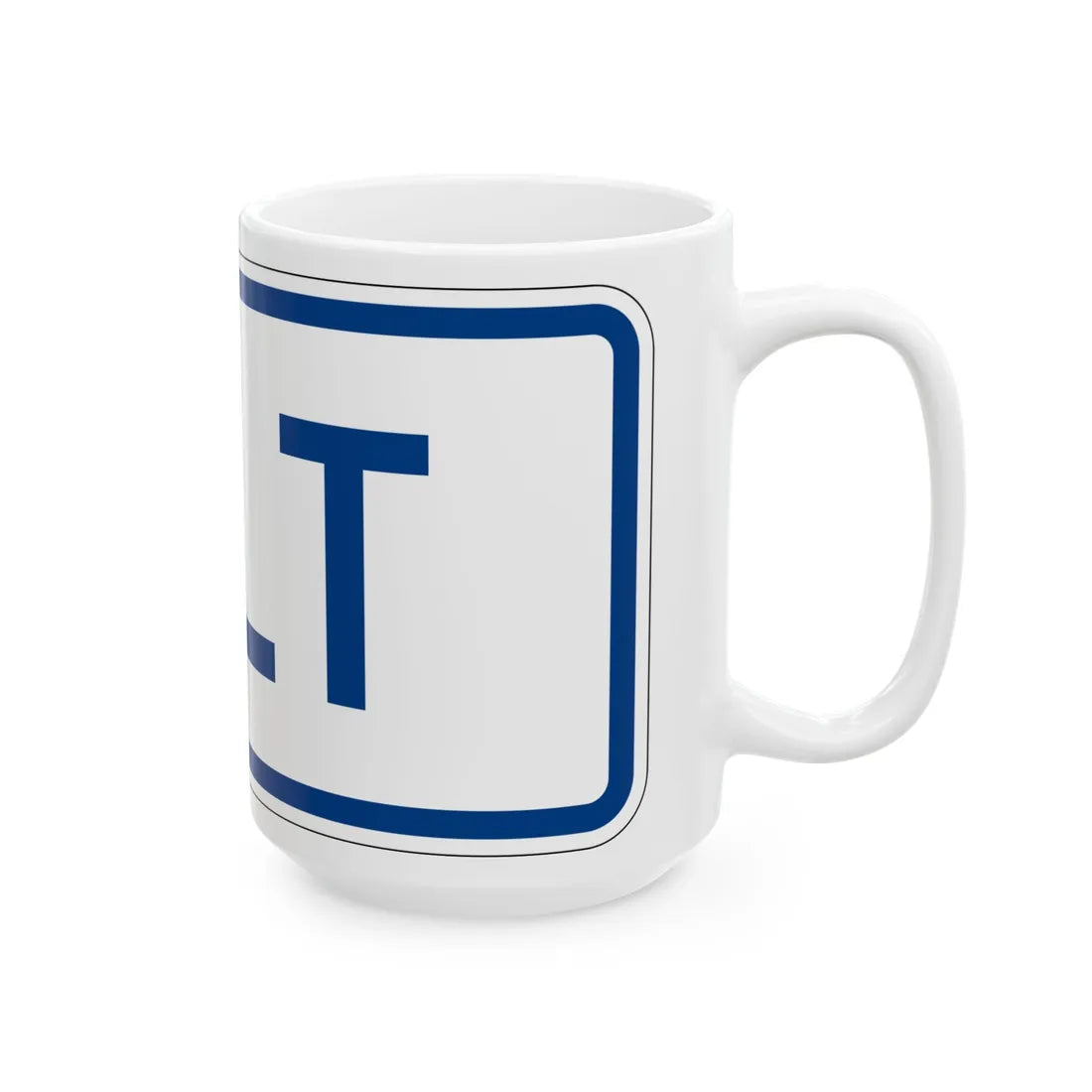 Alt plate South Carolina (South Carolina) (Road Sign) White Coffee Mug - Go Mug Yourself