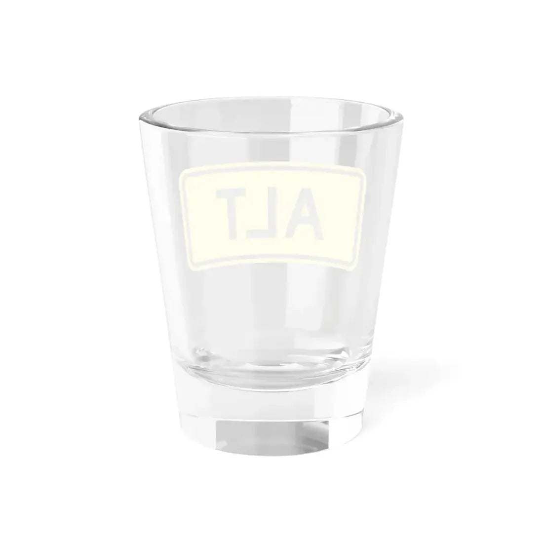 Alt plate Wyoming (Wyoming) (Road Sign) Shot Glass 1.5oz - Go Mug Yourself