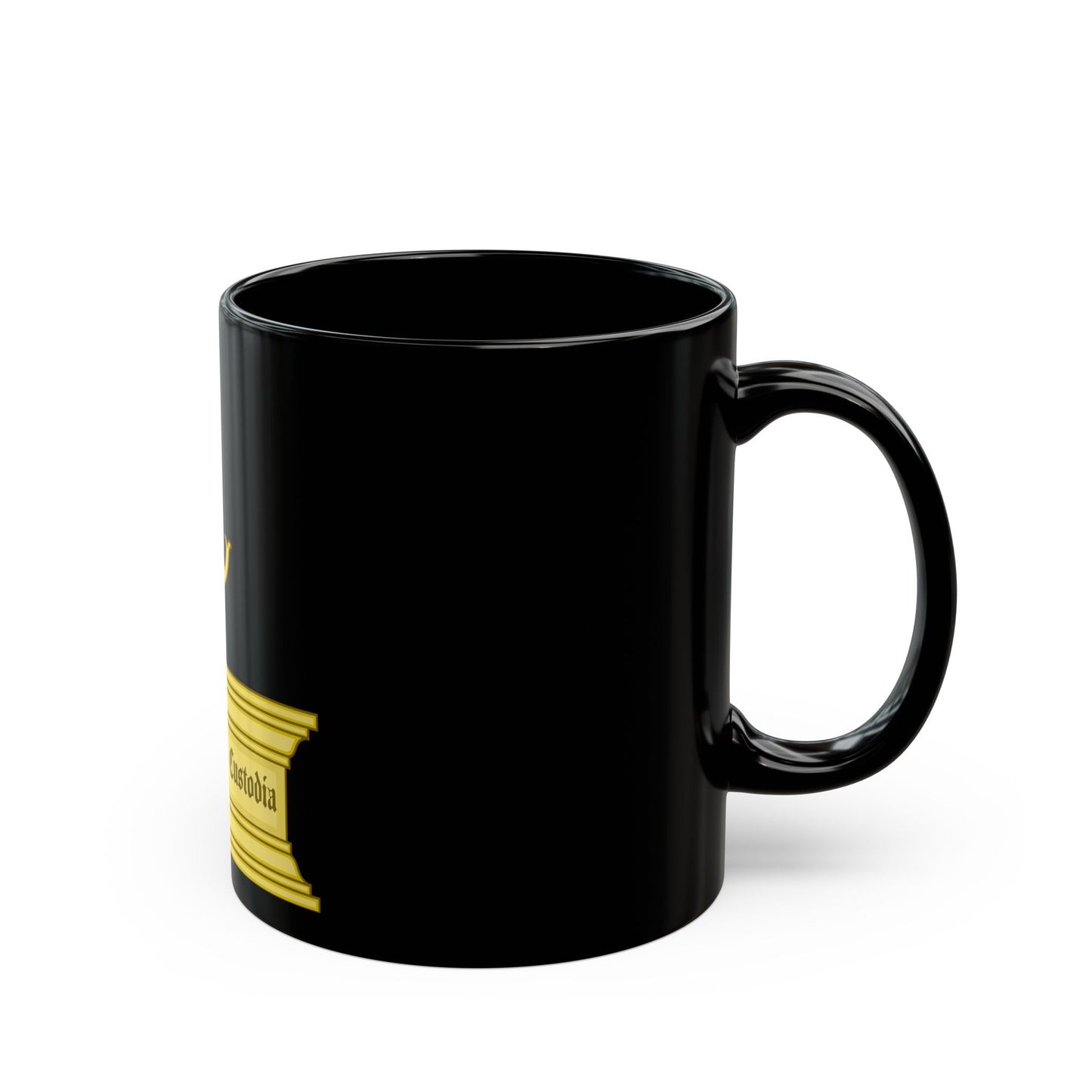 Altar and Sword Badge of Mary I - Black Coffee Mug-Go Mug Yourself