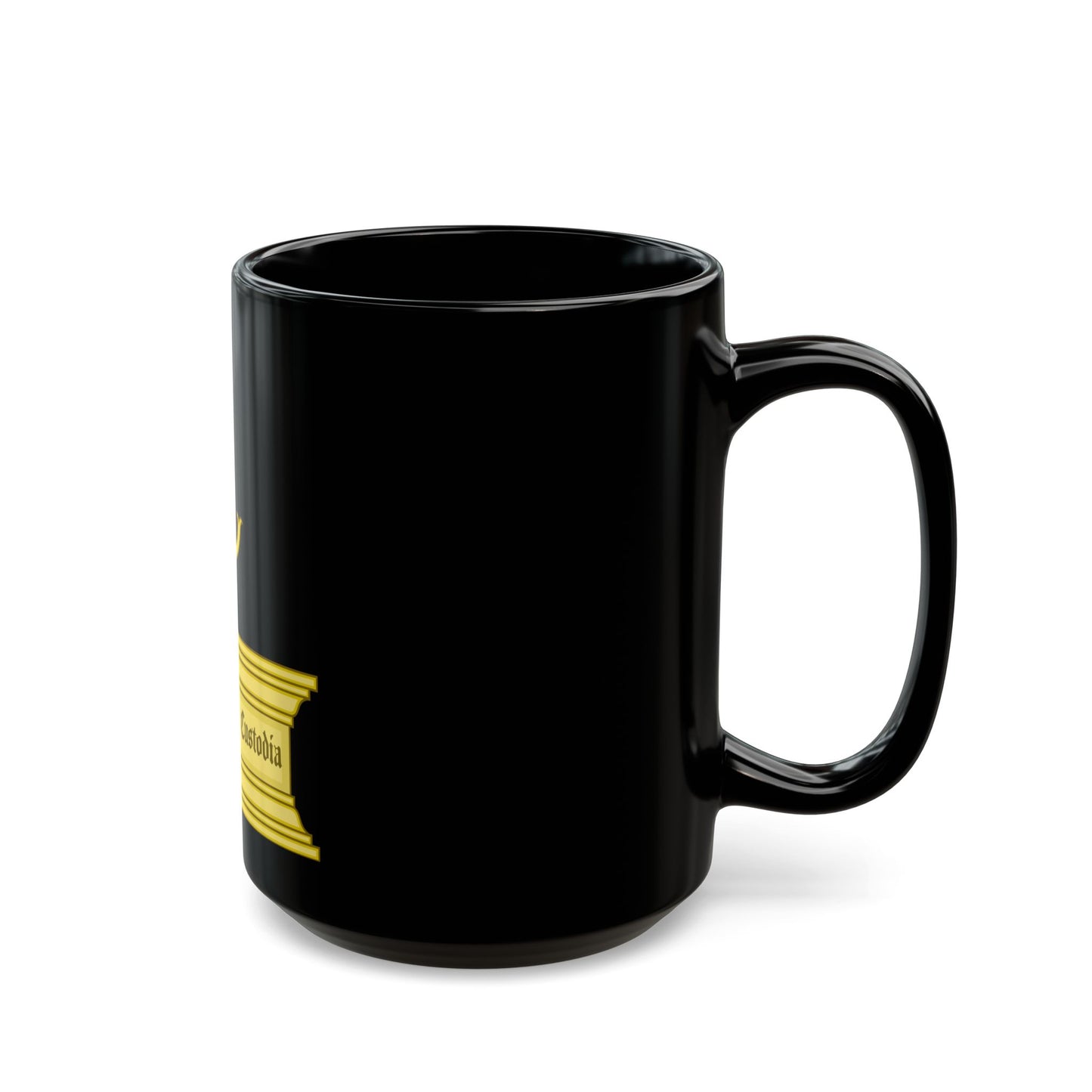Altar and Sword Badge of Mary I - Black Coffee Mug-Go Mug Yourself