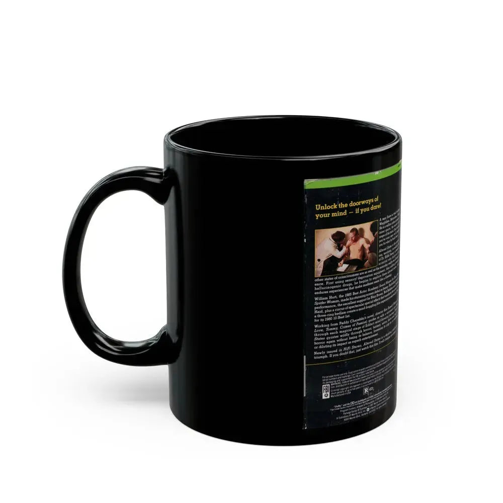 ALTERED STATES (VHS COVER) - Black Coffee Mug - Go Mug Yourself