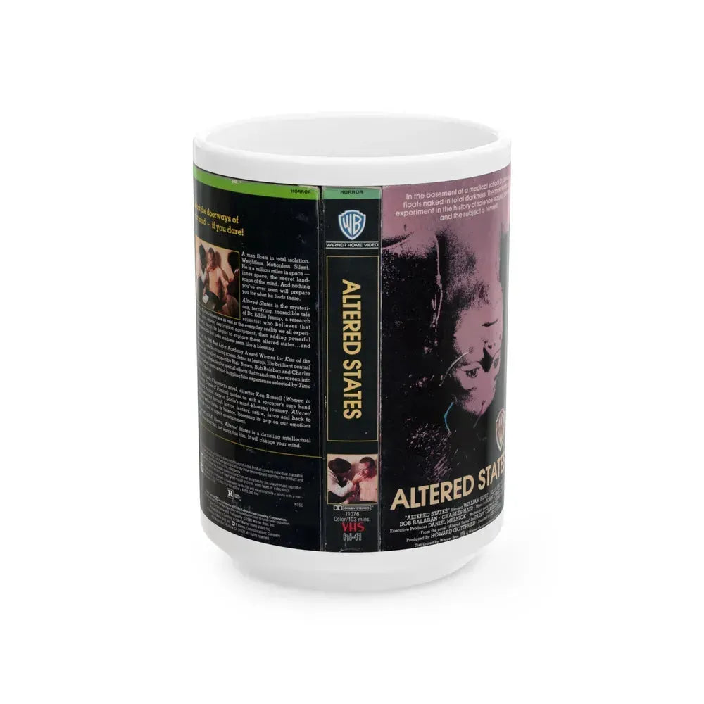 ALTERED STATES (VHS COVER) - White Coffee Mug 15oz - Go Mug Yourself