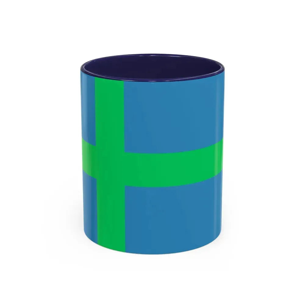 Alternate flag of Votes Estonia - Accent Coffee Mug 11oz Navy - Go Mug Yourself