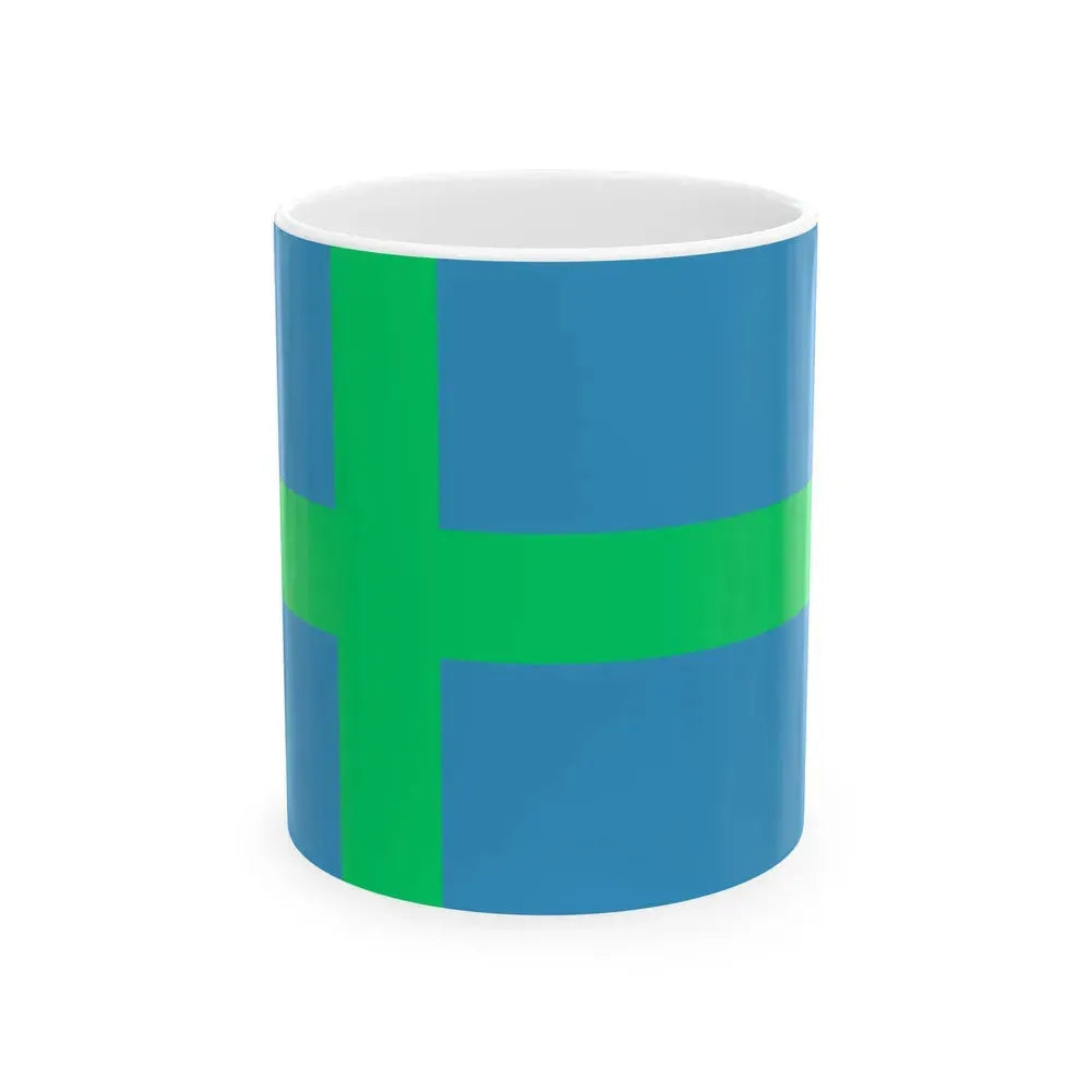 Alternate flag of Votes Estonia - White Coffee Mug 11oz - Go Mug Yourself