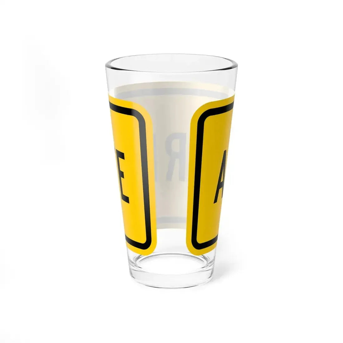 Alternate plate Wyoming (Wyoming) (Road Sign) Pint Glss 16oz - Go Mug Yourself