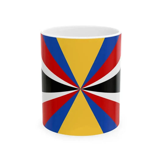 Alternative Flag of Emilia (Italy) White Coffee Mug 11oz - Go Mug Yourself