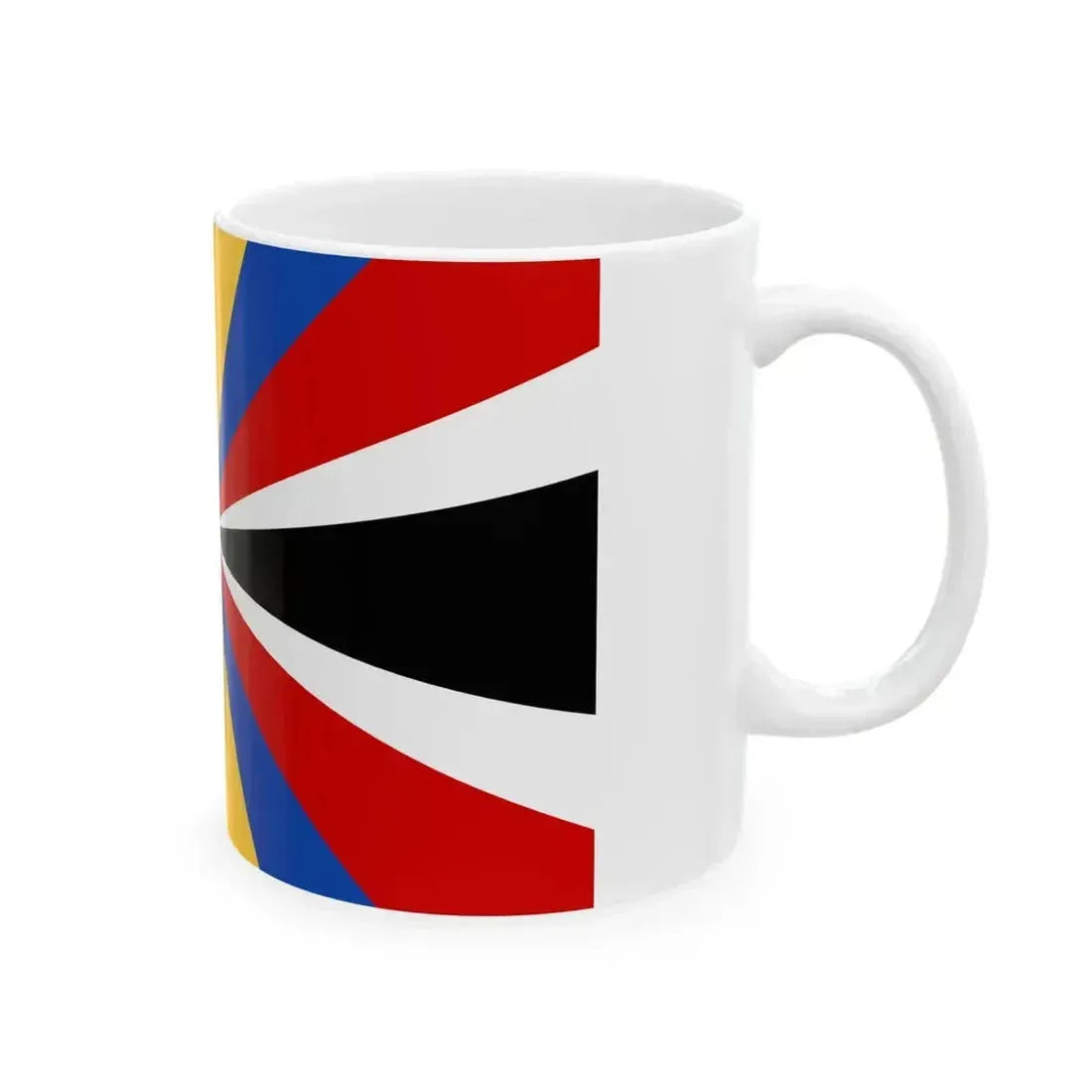 Alternative Flag of Emilia (Italy) White Coffee Mug - Go Mug Yourself