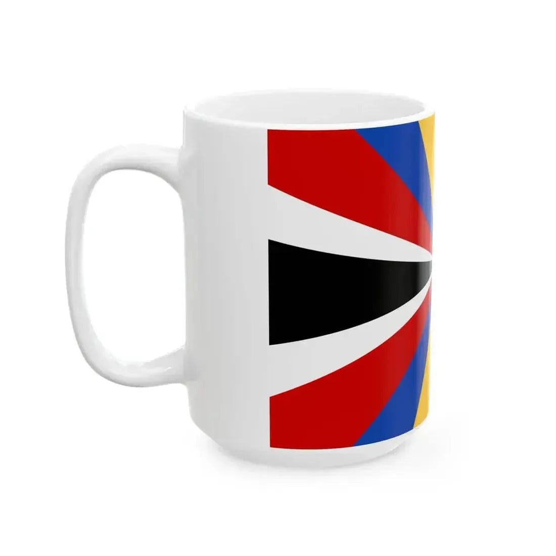 Alternative Flag of Emilia (Italy) White Coffee Mug - Go Mug Yourself