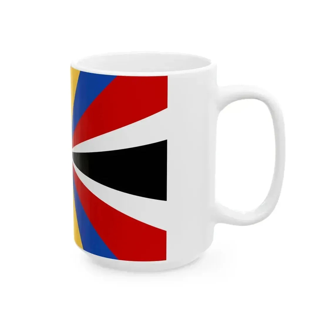 Alternative Flag of Emilia (Italy) White Coffee Mug - Go Mug Yourself