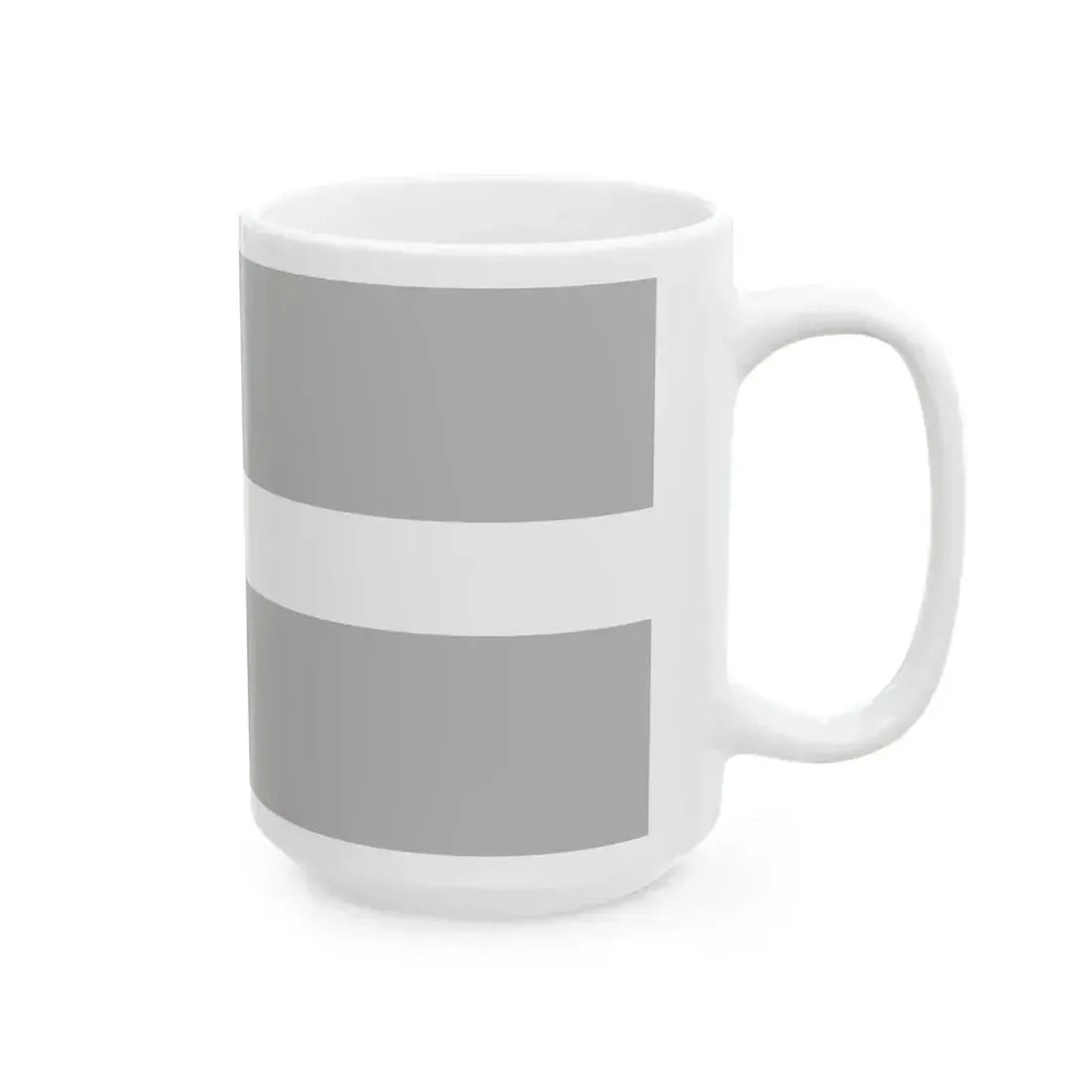 Aluksne flag (Latvia) White Coffee Mug - Go Mug Yourself