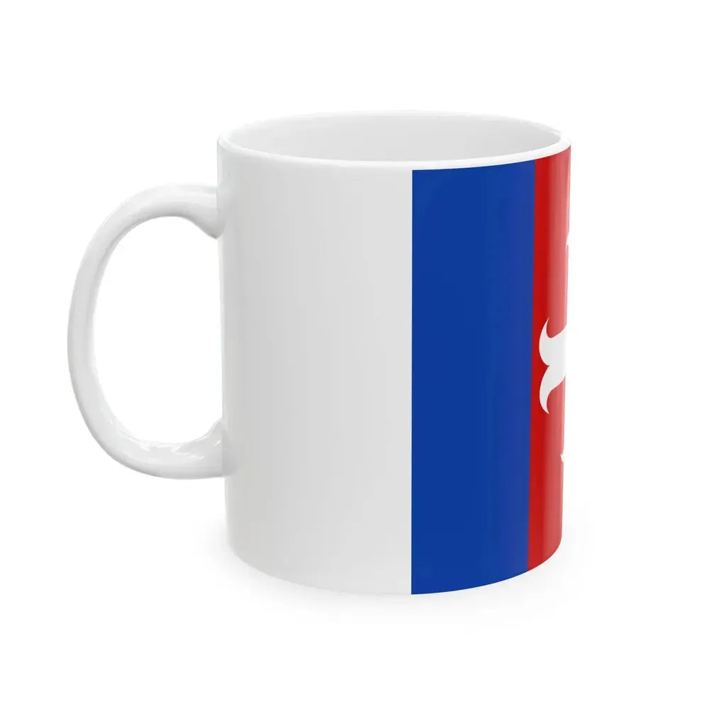 Alvelgem vlag (Belgium) White Coffee Mug - Go Mug Yourself