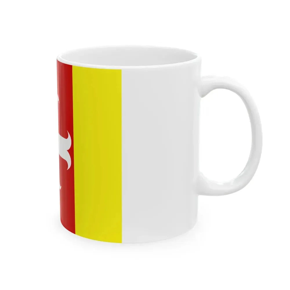 Alvelgem vlag (Belgium) White Coffee Mug - Go Mug Yourself