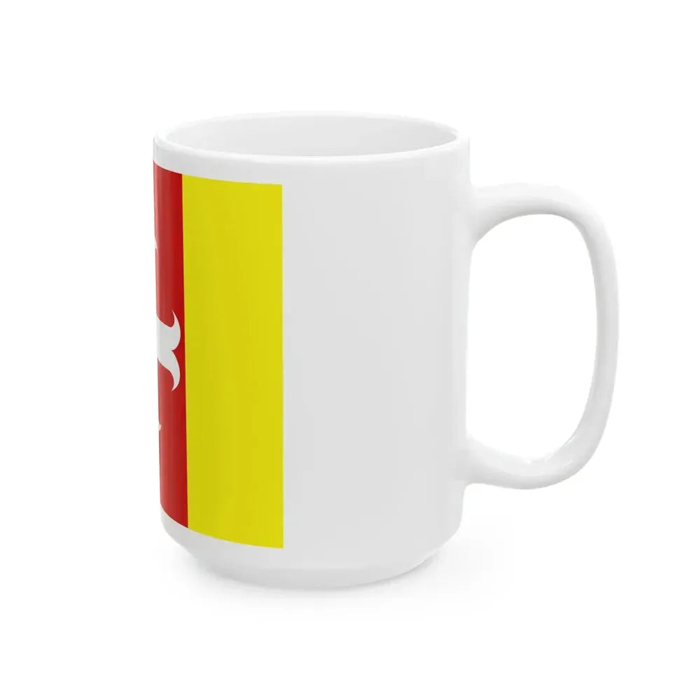 Alvelgem vlag (Belgium) White Coffee Mug - Go Mug Yourself