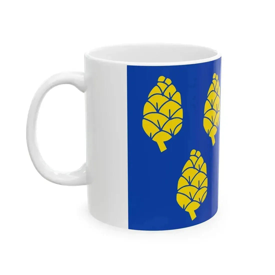 Alveringem vlag (Belgium) White Coffee Mug - Go Mug Yourself