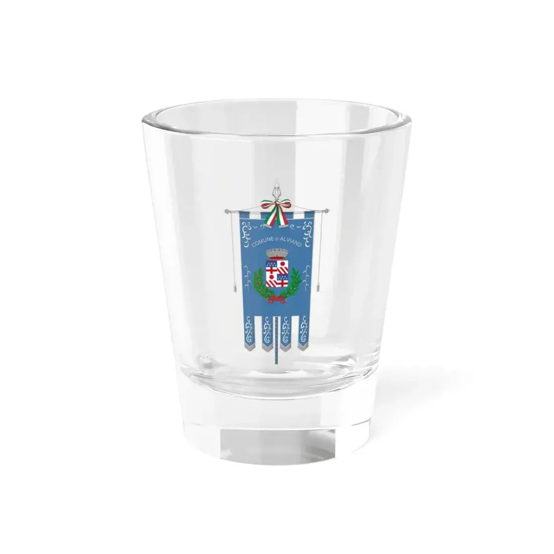 Alviano-Gonfalone (Italy) Shot Glass 1.5oz 1.5oz - Go Mug Yourself