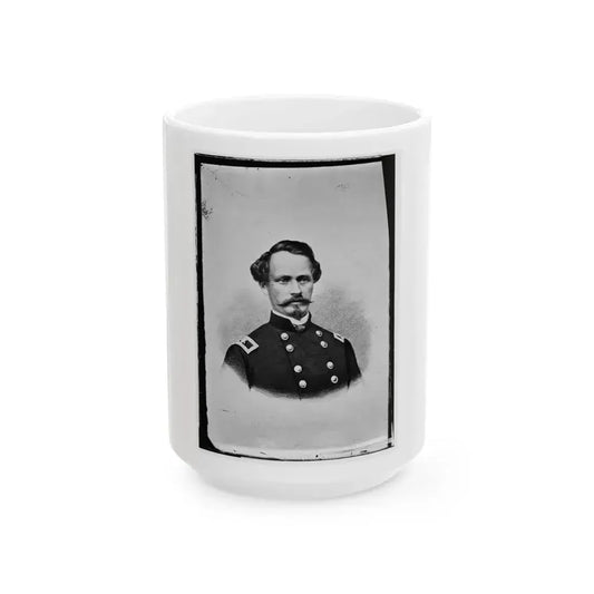 Alvin P. Hovey 002 (U.S. Civil War) White Coffee Mug 15oz - Go Mug Yourself