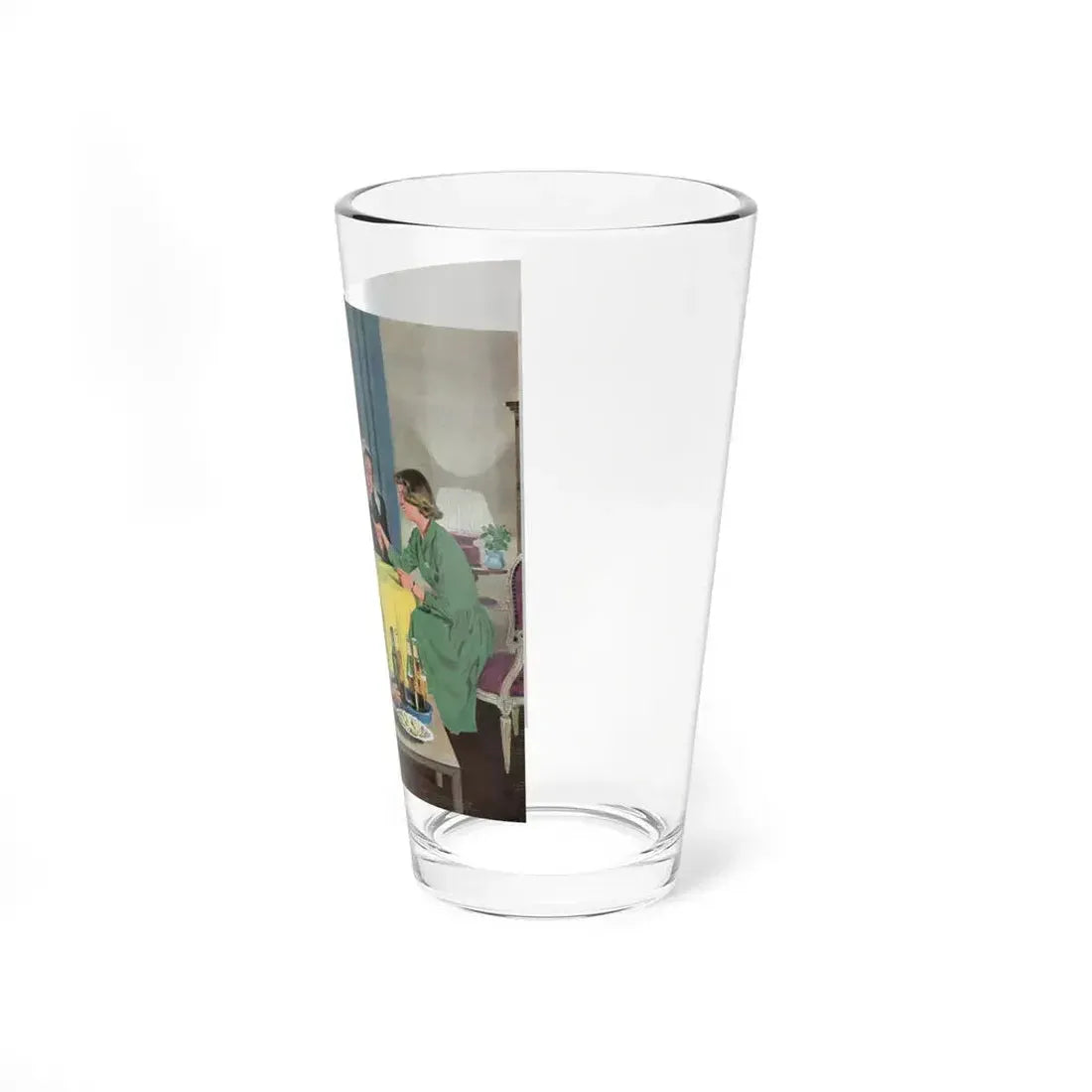 Amateur Fortune Teller, Collier's, April 12, 1952 (Magazine Illustration) Pint Glass 16oz - Go Mug Yourself